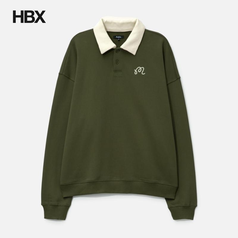 Malbon Golf Artigianale Collared Crewneck Polo 衫男HBX