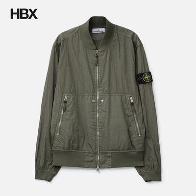 Stone Island/石头岛 Nylon Metal Bomber 户外飞行员夹克男HBX