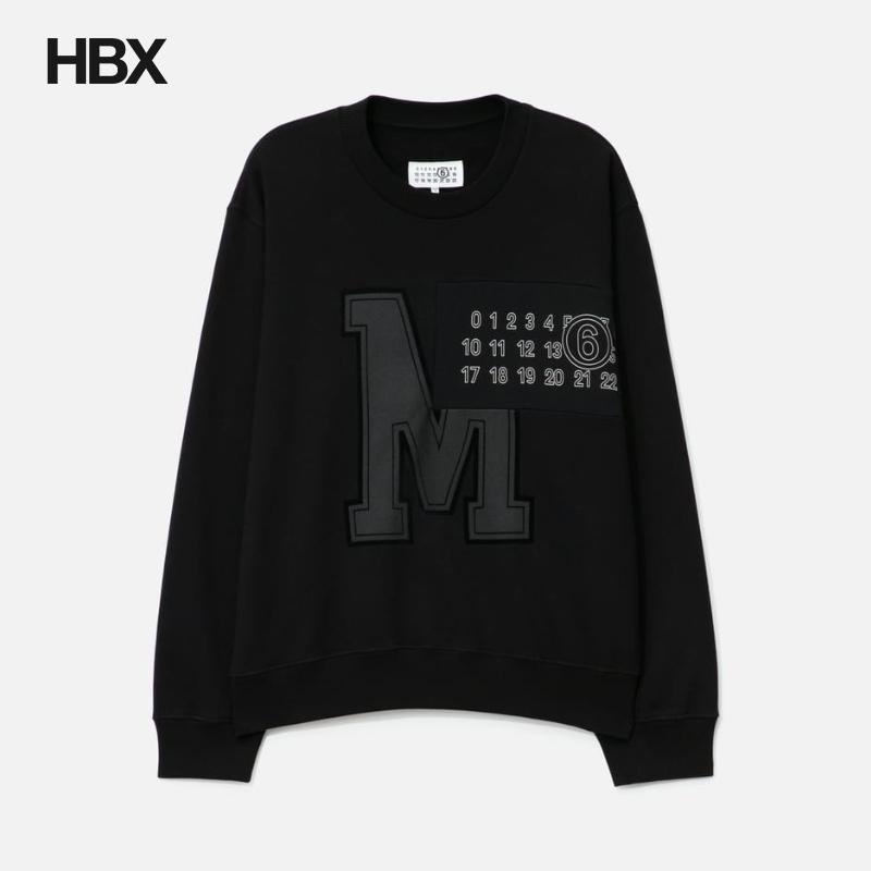 MM6 Maison Margiela/马吉拉 Sweatshirt 无帽卫衣男HBX