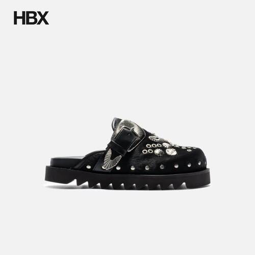 Toga Pulla HBX EXCLUSIVE BLACK PONY MULE 凉鞋女HBX