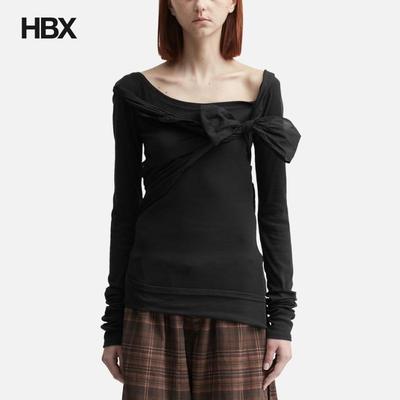 Glowny Loren Bow Long Sleeve 长袖T恤女HBX