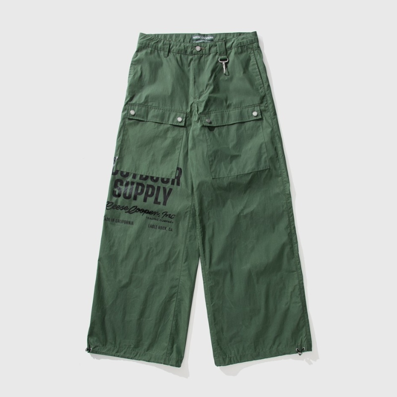 Reese Cooper Green Nylon Sports Pants 长裤男HBX