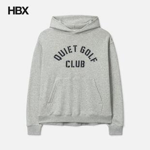 Quiet Golf Stencil Hoodie 帽衫卫衣男HBX