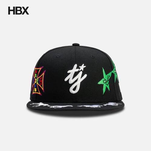 New Era X Twojeys Embroidered Black 59Fifty 鸭舌帽 HBX
