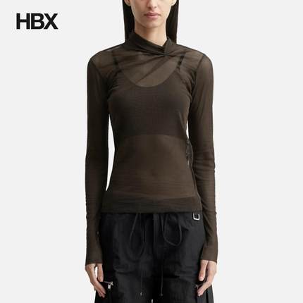 NACHE Pulled Neck Long Sleeve 长袖T恤女HBX