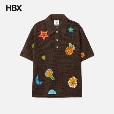 Casablanca Motif Crochet Polo Shirt Polo衫 HBX