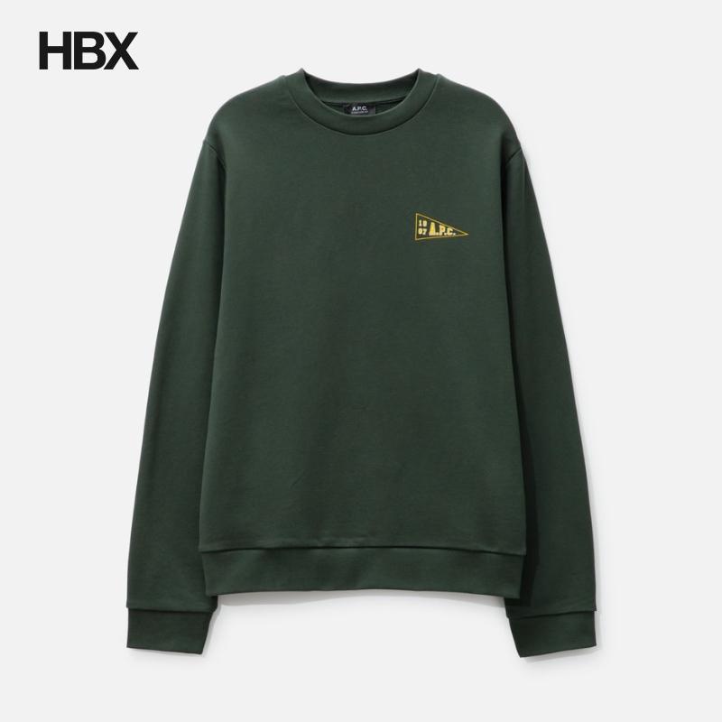 A.P.C. APC Standard College Sweatshirt 无帽卫衣男HBX