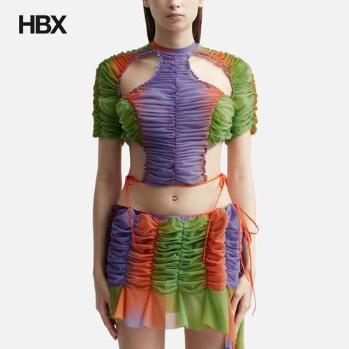 ESTER MANAS Sunset Signature Ruched Top 上衣女HBX