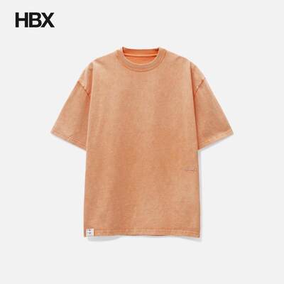 GROCERY TEE-058 SNOW WASHED SMALL LOGO T-SHIRT 短袖T恤男HBX