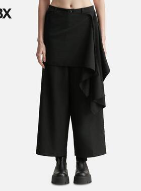 DEINET Wrap Pants Black 长裤女HBX