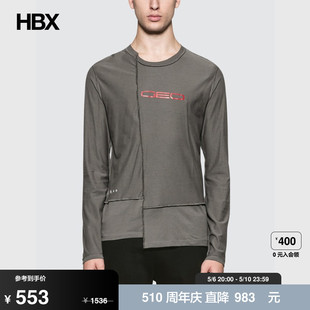 GEO Axis Shirt长袖 Geo T恤男HBX Wide