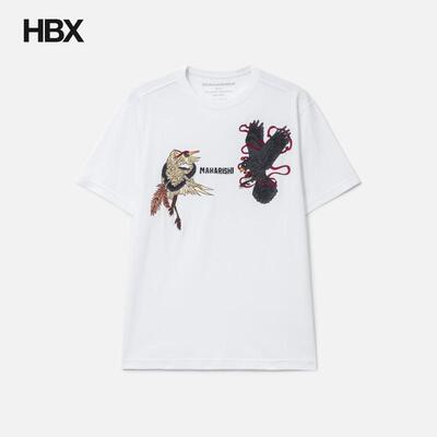Maharishi Black Crow T-shirt 短袖T恤男HBX