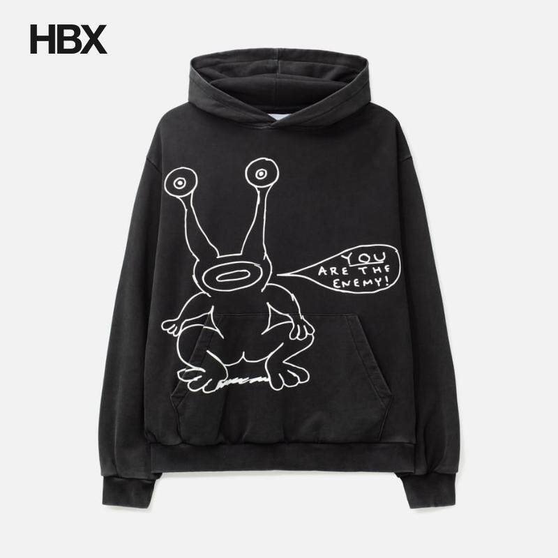 Butter Goods X Daniel Johnston Enemy Pullover 帽衫卫衣男HBX