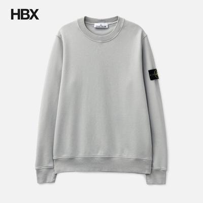 Stone Island/石头岛 Organic Cotton Fleece无帽卫衣男HBX