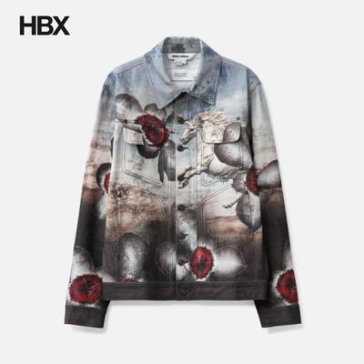 DHRUV KAPOOR Engineered Unicorn Denim Jacket 外套夹克HBX