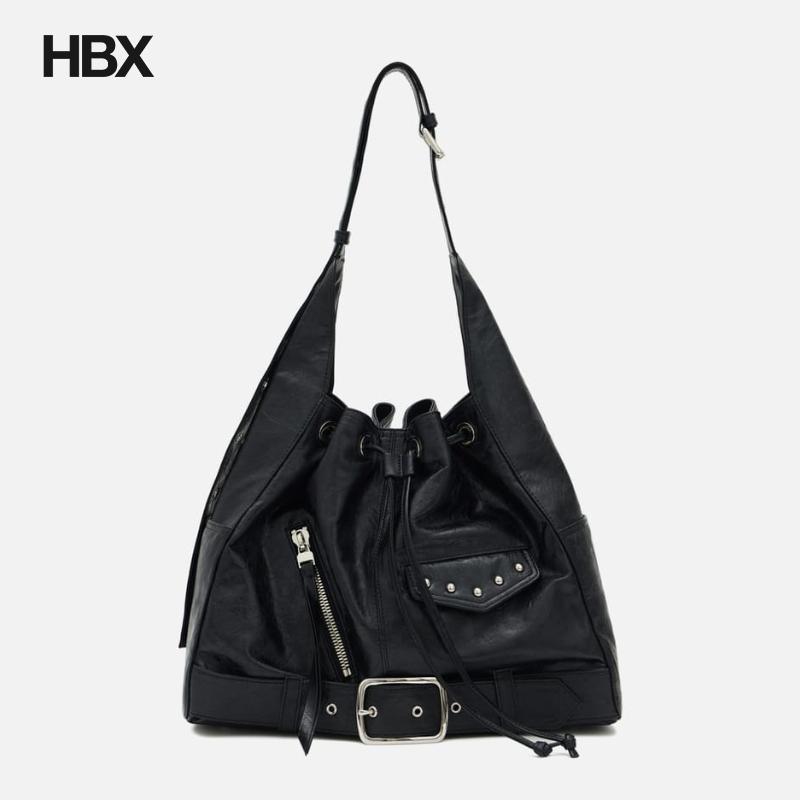 DEINET Stud Belted Bucket Bag 包袋女HBX