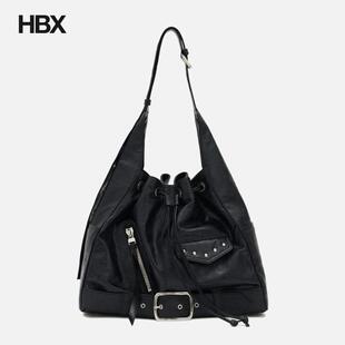 DEINET Stud Belted Bucket Bag 包袋女HBX