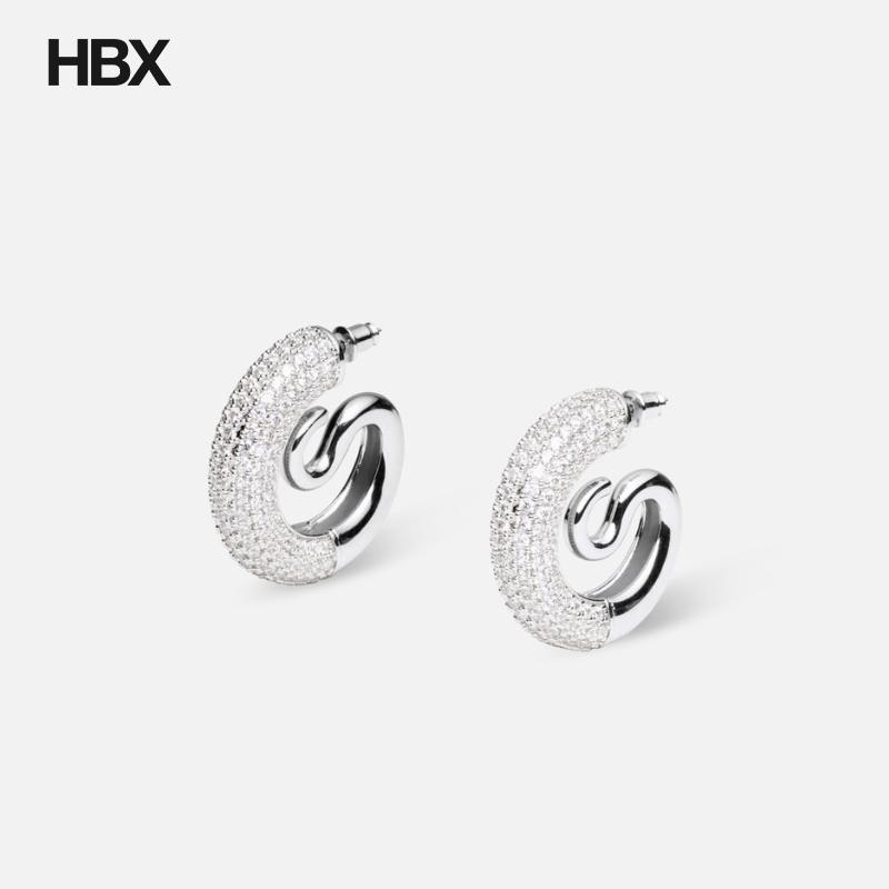 Panconesi Small KISMET SERPENT HOOPS 耳钉首饰女HBX