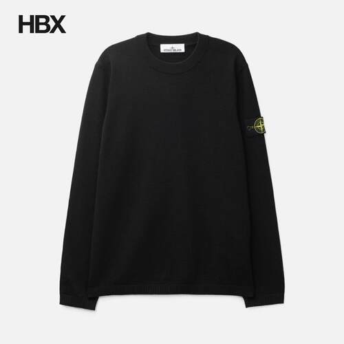 Stone Island/石头岛 Micro Stitch Soft Organic 针织衫男HBX