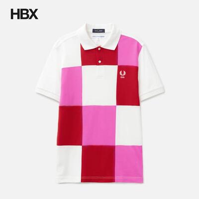 CDG Shirt X Fred Perry Checkered Polo Polo衫男HBX