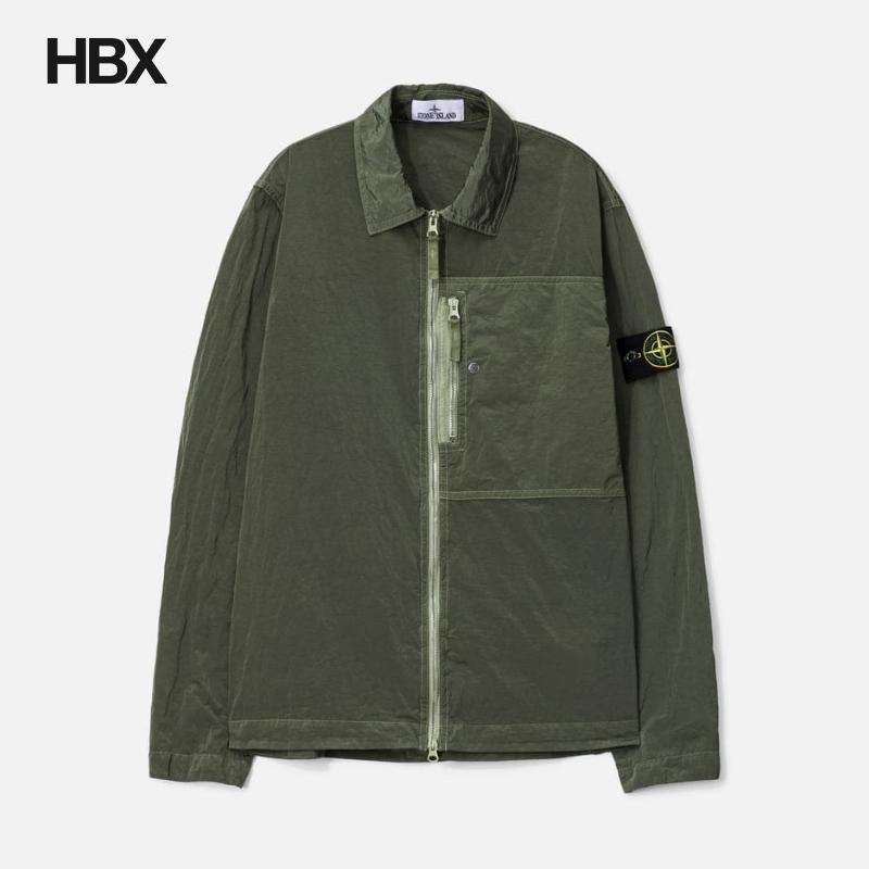 Stone Island/石头岛 Nylon Metal In ECONYL® 衬衫男HBX