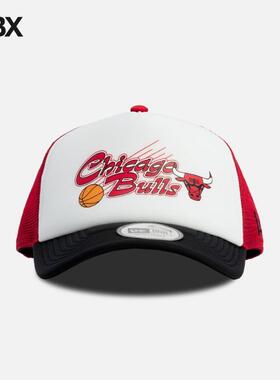 New Era Chicago Bulls NBA Graphic Trucker Cap 帽子棒球帽HBX