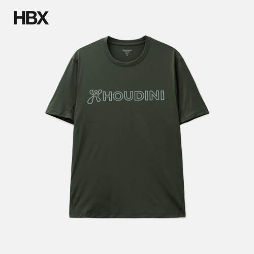 HOUDINI/胡丁尼 M's Pace Air Message T-Shirt 短袖T恤男HB