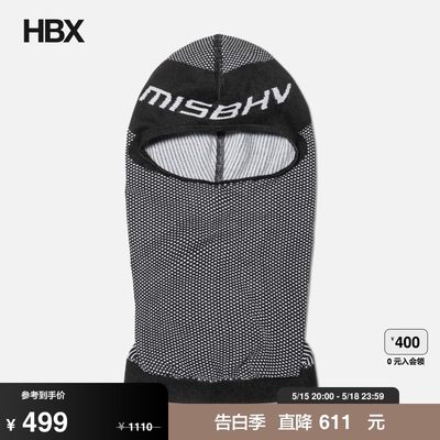 Misbhv SEAMLESS BALACLAVA BLACK BROWNS SKI 针织帽男HBX