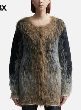 Y/PROJECT HAIRY GRADIENT CARDIGAN 针织衫女HBX