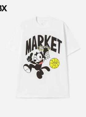 Market x Felix The Cat Dunking Tee Shirt 短袖T恤男HBX
