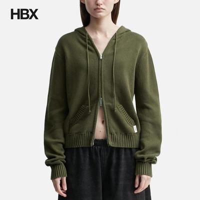 Glowny G Classic Knit Zip Up 针织衫女HBX