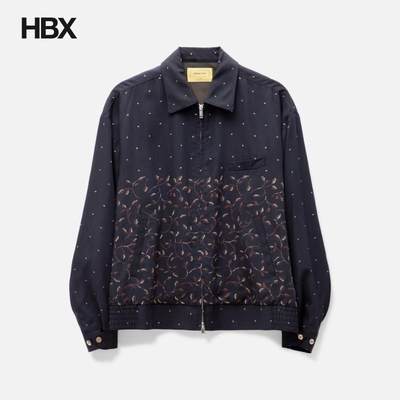 Seven by seven BOTANICAL PRINT ZIP-UP BLOUSON 外套男HBX