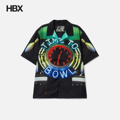 Pleasures Time Bowling Button Up 短袖衬衫男HBX