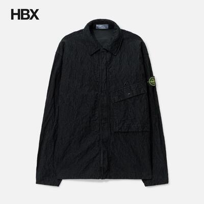 Stone Island/石头岛 Wrinkled Corduroy 500-TC 长袖衬衫男HBX