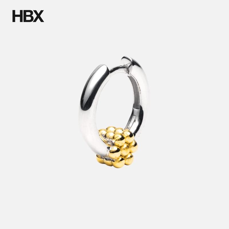 AVGVST Beaded Flower Everyday Hoop 耳饰 HBX