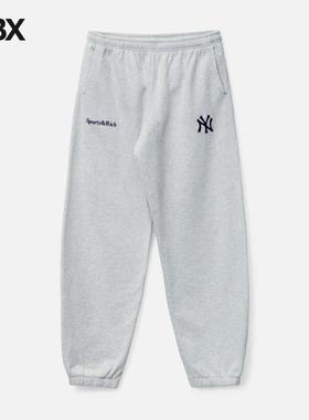 Sporty & Rich Yankees Serif Sweatpants 长裤休闲裤 HBX