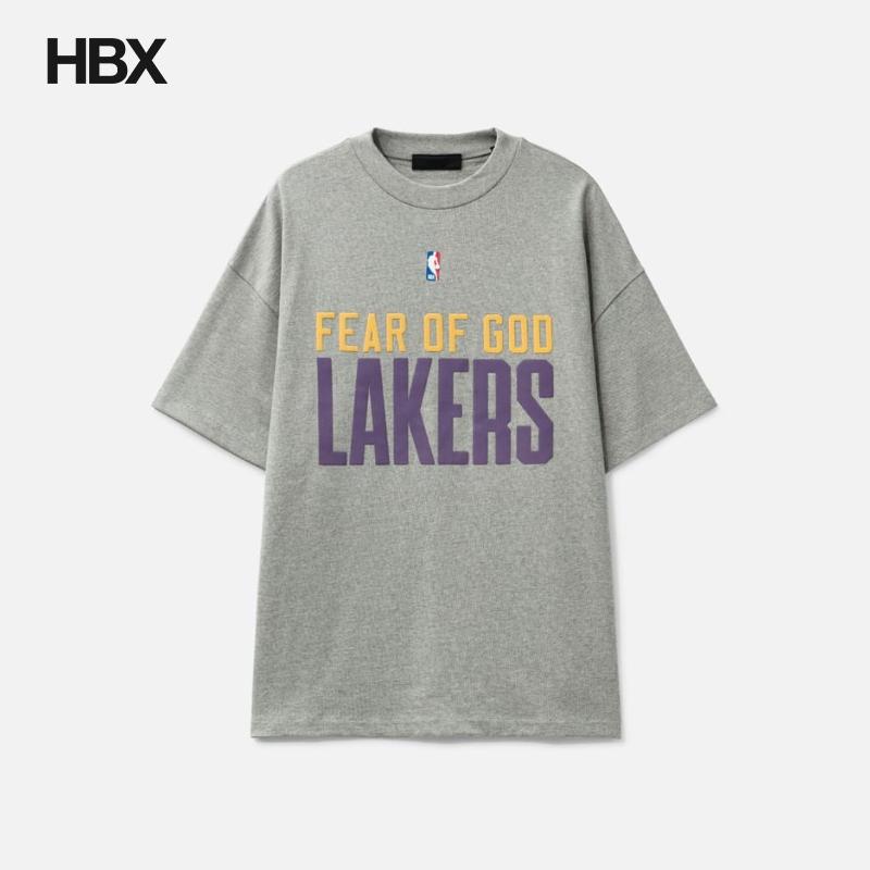 Fear of God Essentials Lakers 90s T-Shirt 短袖T恤男HBX