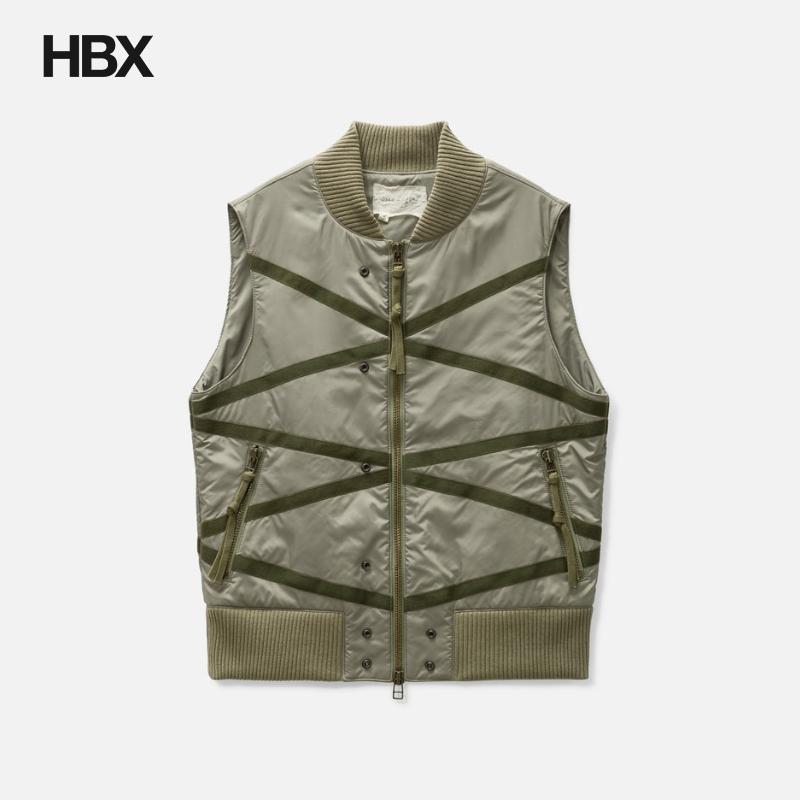 GREG LAUREN Army Nylon Vest 马甲无袖外套男HBX