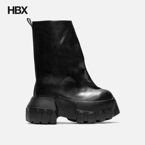 Rick Owens 瑞克·欧文斯 Flared Mega Tractor Boots 靴男HBX