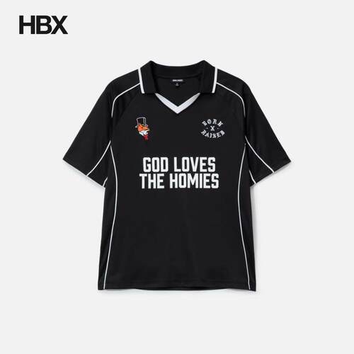 Born x Raised God Loves The Homies Jersey Polo衫男HBX