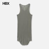 Tank Rick 背心男HBX Basic Rib Owens 瑞克·欧文斯