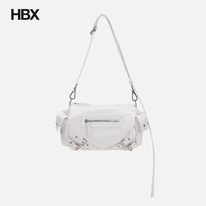 DEINET Stud Pocket Bag in Ivory 斜挎包女HBX