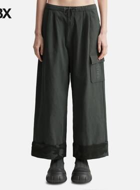 DEINET Roll Up Cargo Banding Pants Charcoal 长裤女HBX