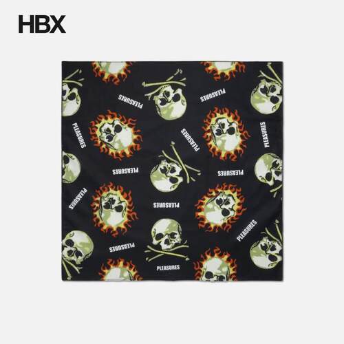 Pleasures Skull Bandana 围巾男HBX