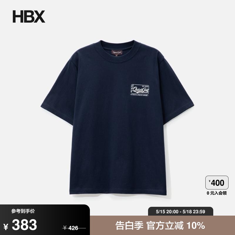 QUIET GOLF Badge T-Shirt 短袖T恤男HBX 男装 T恤 原图主图