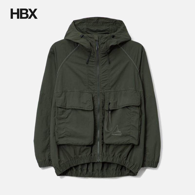 Roa x And Wander Garment Dye Nylon Hooded Jacket 外套男HBX