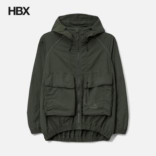 Wander Garment Jacket 外套男HBX Hooded And Nylon Roa Dye