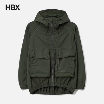 Roa x And Wander Garment Dye Nylon Hooded Jacket 外套男HBX