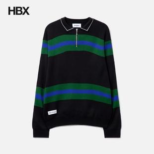Goods 针织Polo衫 POLO SWEATER 男HBX KNIT Butter