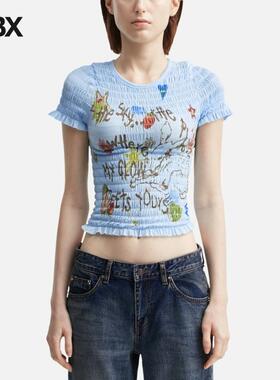 Glowny Caribou Smoke Top 短袖T恤女HBX